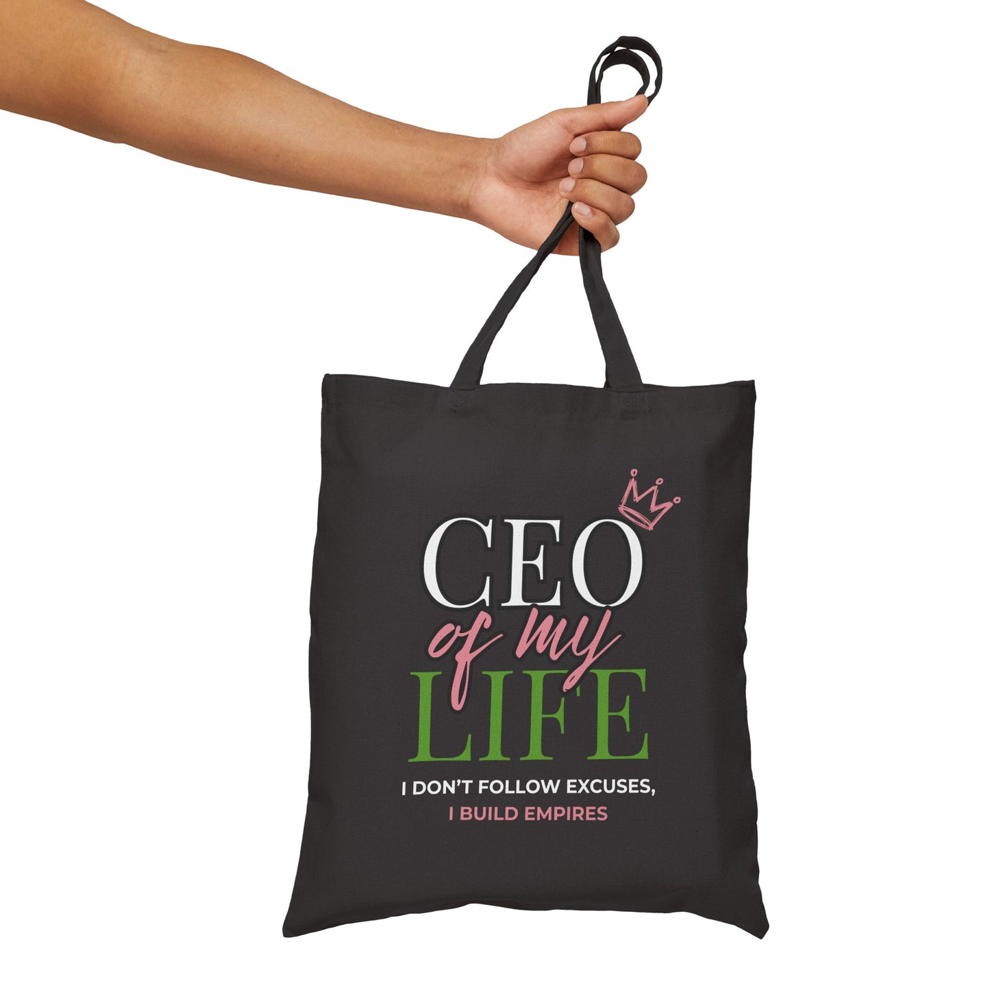 CEO of My Life Canvas Tote Bag